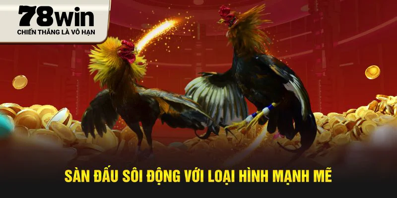 Sàn đấu sôi động với loại hình mạnh mẽ